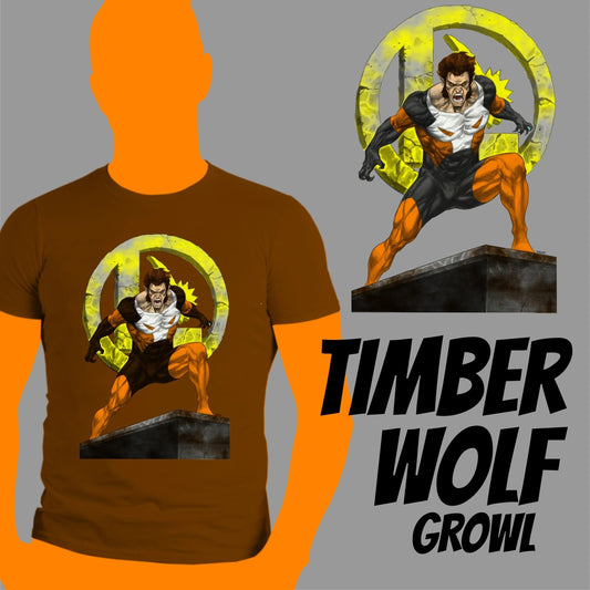 Timber Wolf Growl Shirt