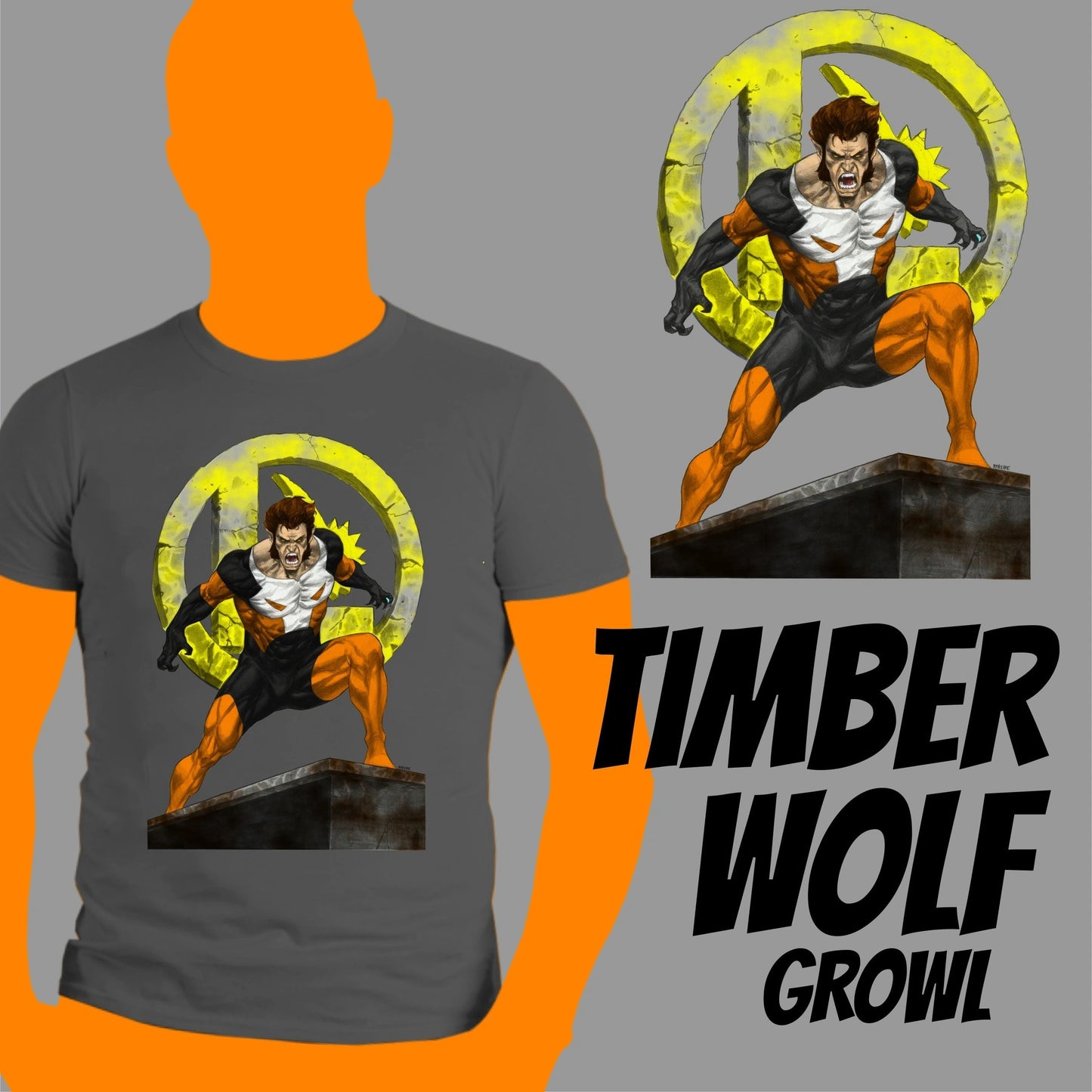 Timber Wolf Growl Shirt