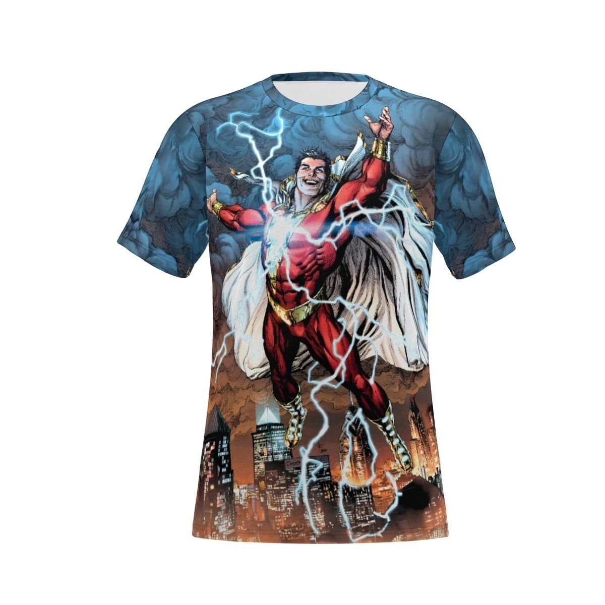 SHAZAM 1 V3 VAR OVER PRINT SHIRT & TANK - GARY FRANK ART