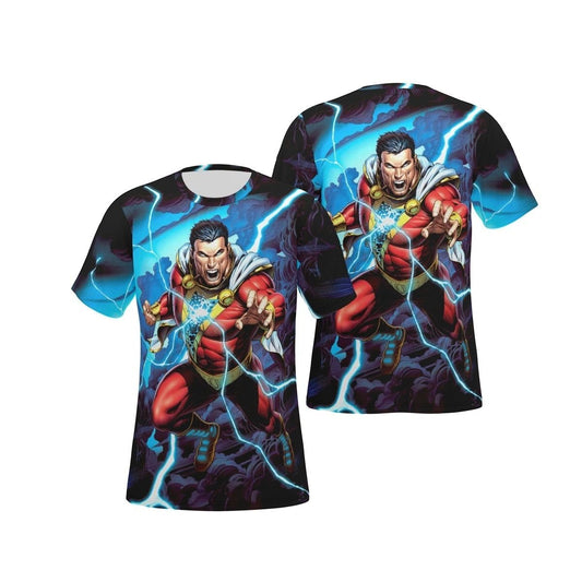 SHAZAM #14 VAR OVER PRINT SHIRT & TANK - DALE KEOWN ART