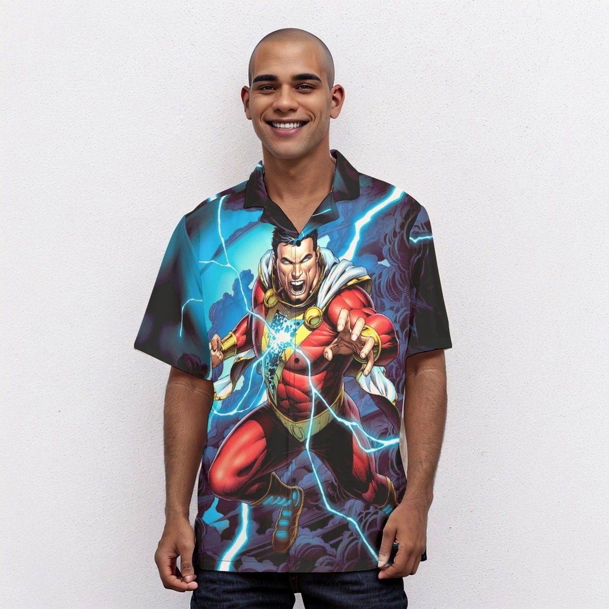 SHAZAM #14 VAR OVER PRINT SHIRT & TANK - DALE KEOWN ART