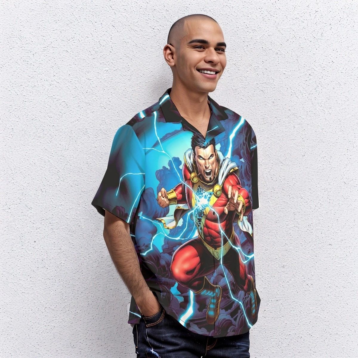 SHAZAM #14 VAR OVER PRINT SHIRT & TANK - DALE KEOWN ART