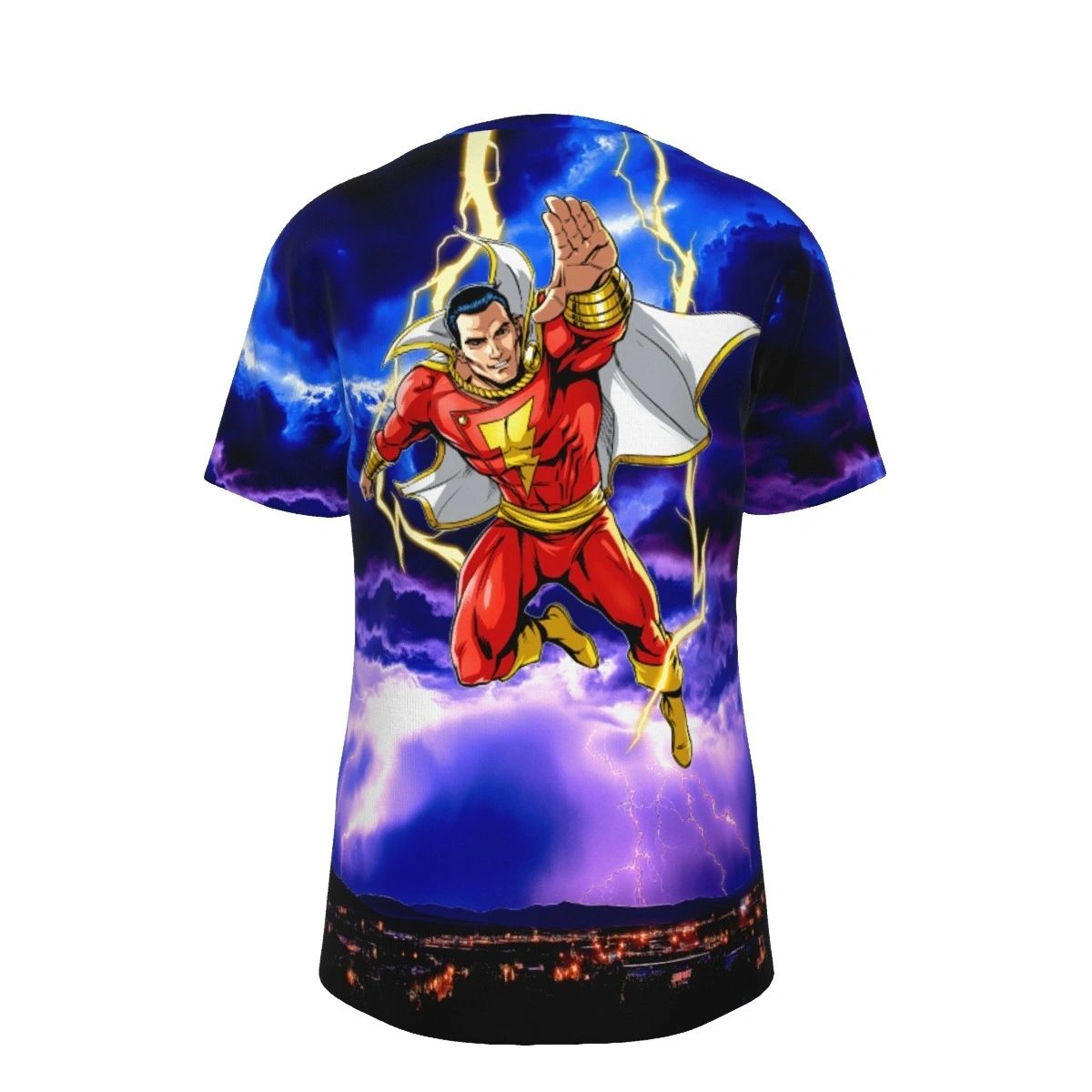 SHAZAM READY OVER PRINT SHIRT & TANK