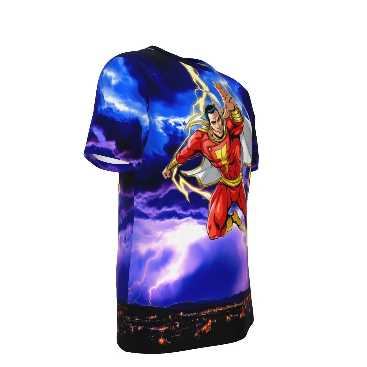 SHAZAM READY OVER PRINT SHIRT & TANK