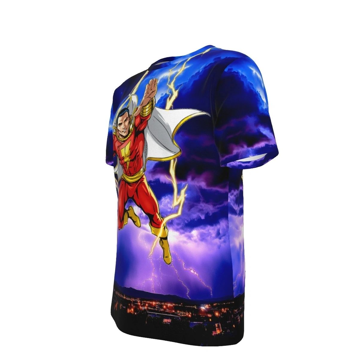 SHAZAM READY OVER PRINT SHIRT & TANK
