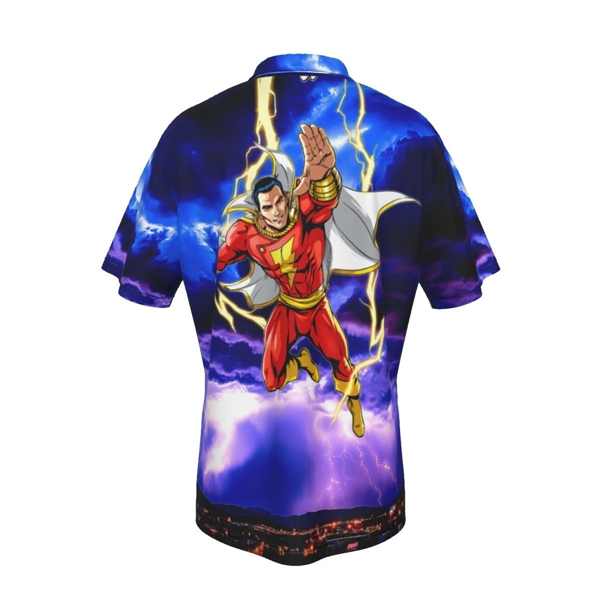 SHAZAM READY OVER PRINT SHIRT & TANK