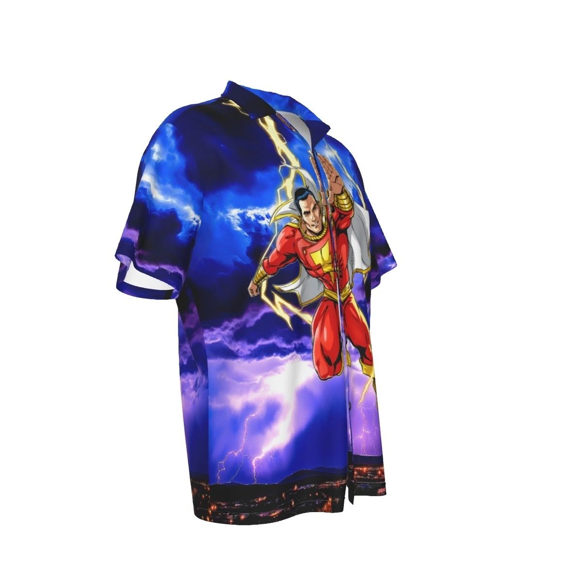 SHAZAM READY OVER PRINT SHIRT & TANK