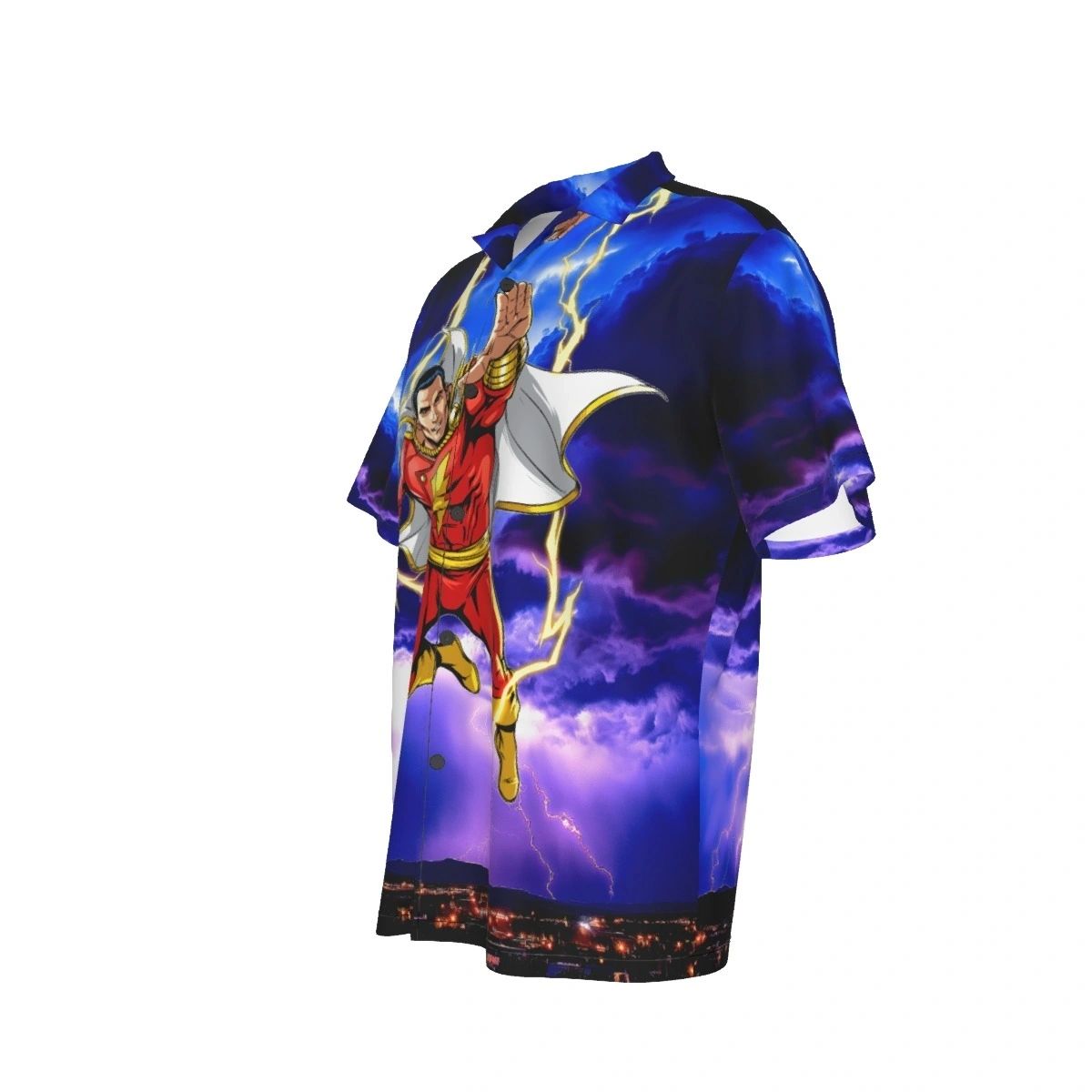 SHAZAM READY OVER PRINT SHIRT & TANK