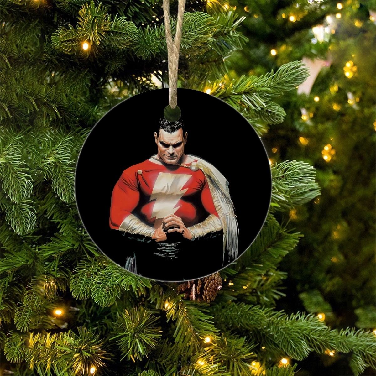 SHAZAM CHRISTMAS TREE ORNAMENT