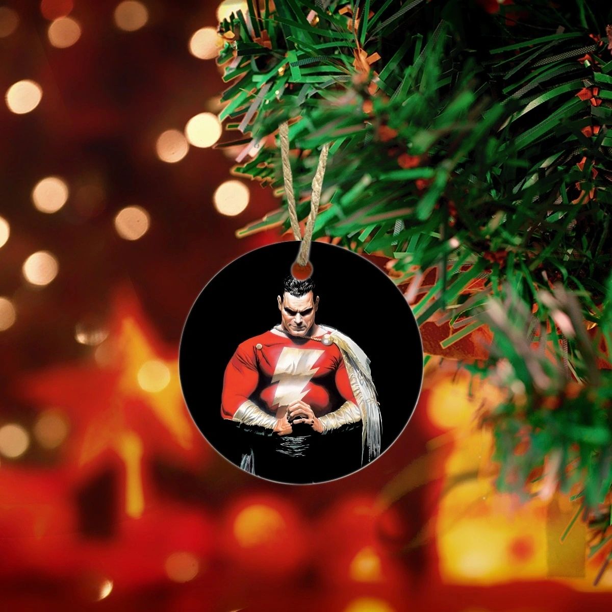SHAZAM CHRISTMAS TREE ORNAMENT