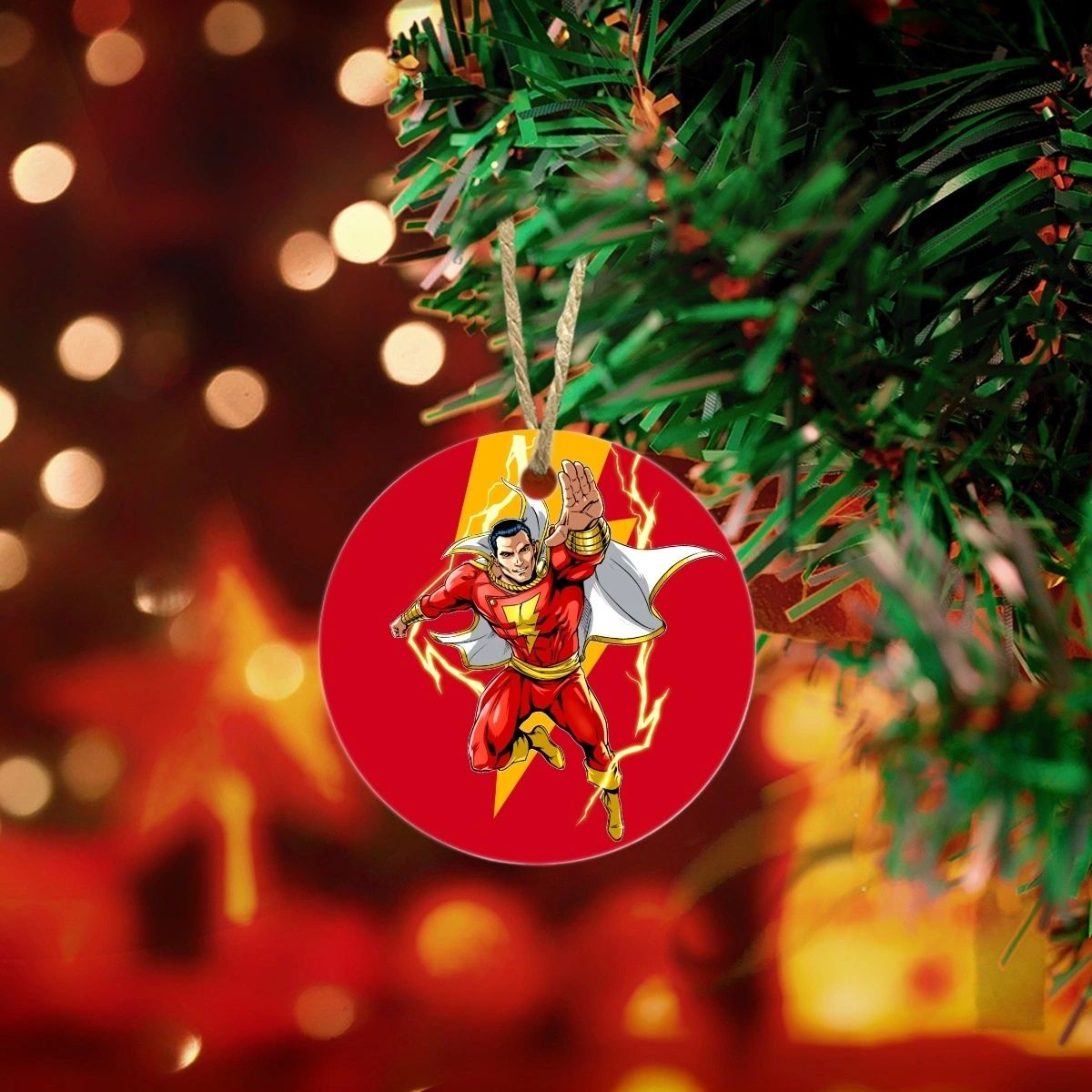 SHAZAM CHRISTMAS TREE ORNAMENT