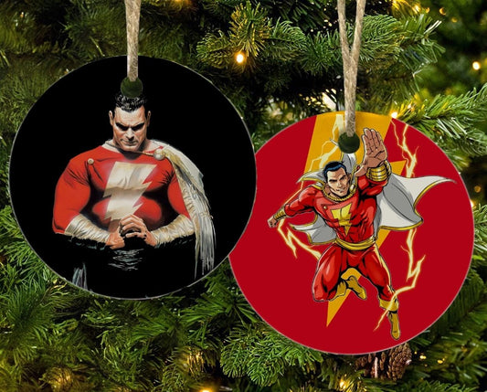 SHAZAM CHRISTMAS TREE ORNAMENT