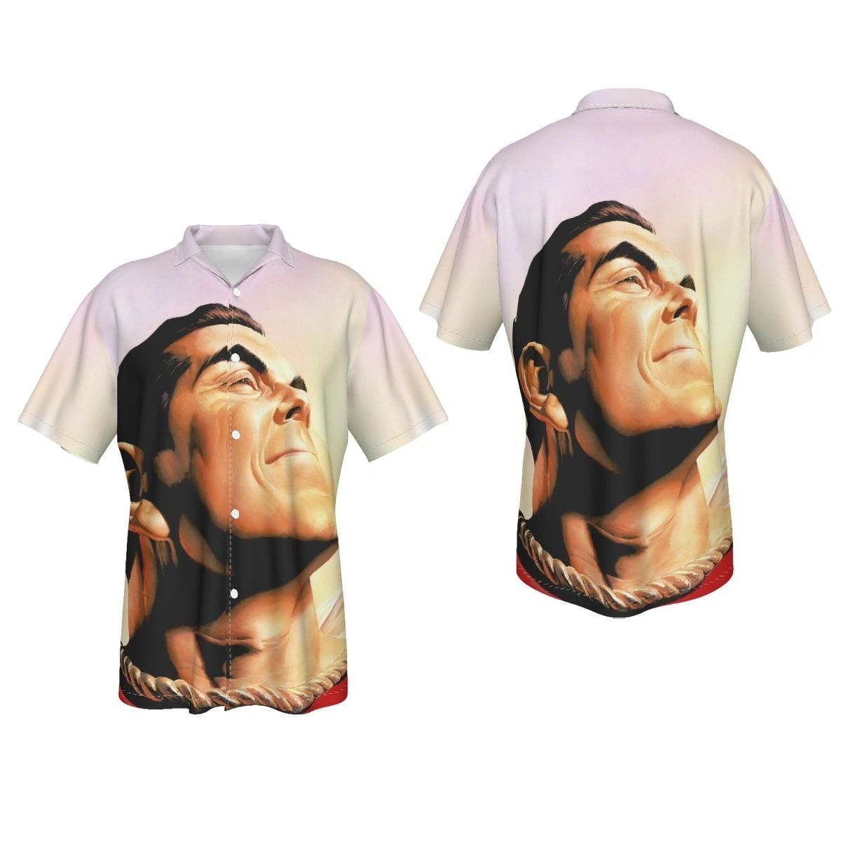ALEX ROSS SHAZAM HEAD OVER PRINT SHIRT & TANK