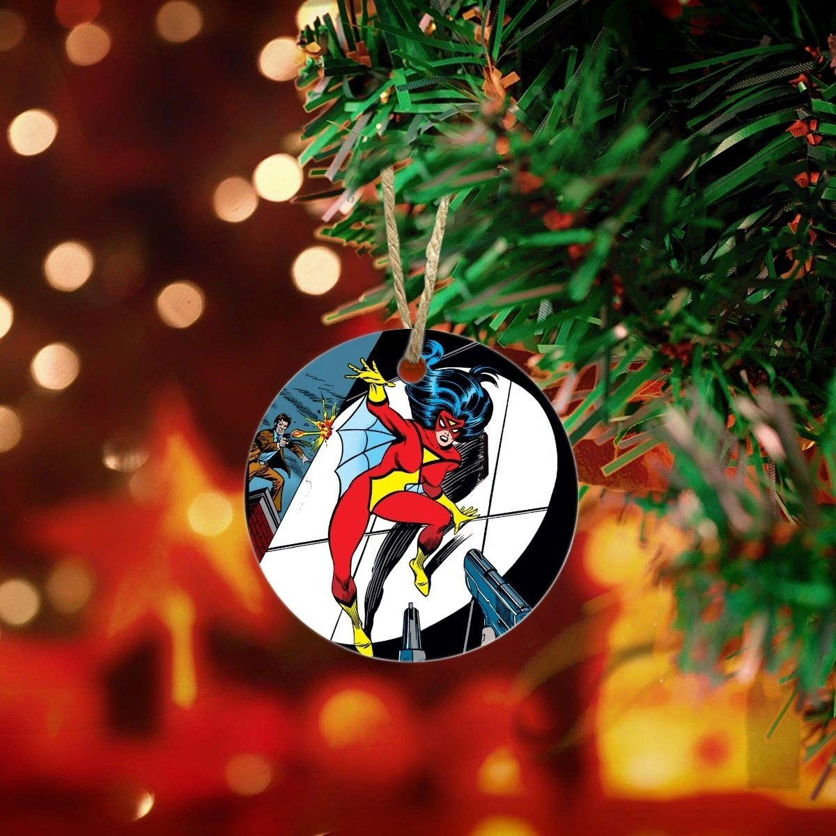 SPIDER-WOMAN CHRISTMAS TREE ORNAMENT
