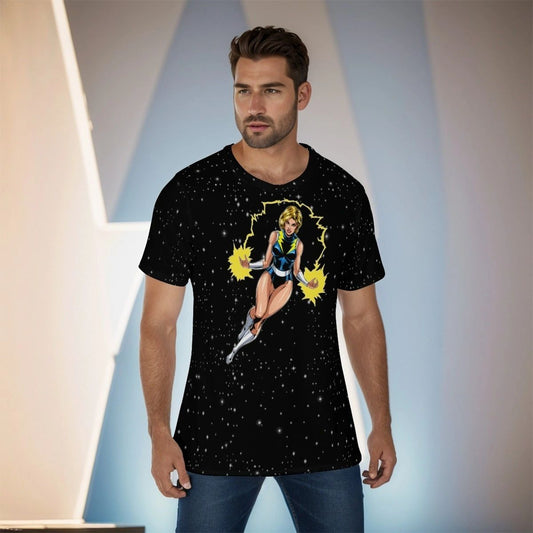 LIGHTNING/LIGHT LASS OVER PRINT SHIRT & TANK