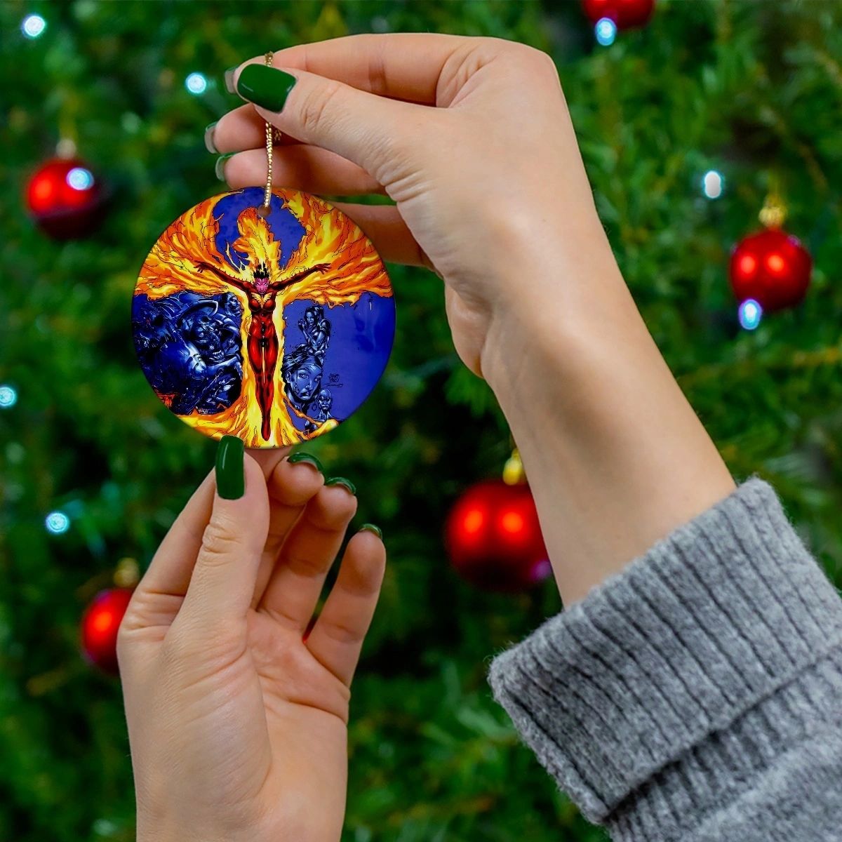 PHOENIX RACHAEL SUMMERS CHRISTMAS TREE ORNAMENT