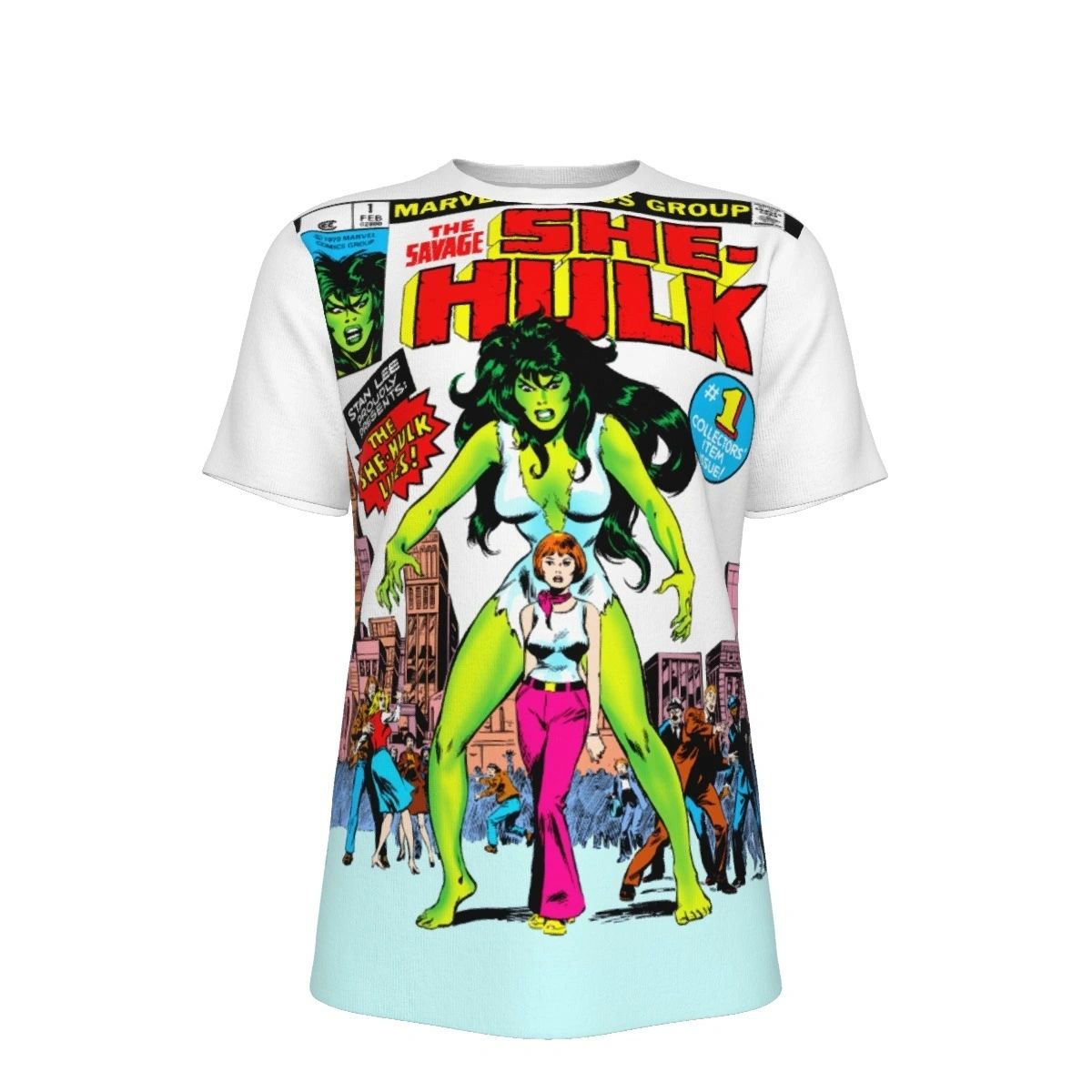 SAVAGE SHE-HULK 1 OVER PRINT SHIRT & TANK