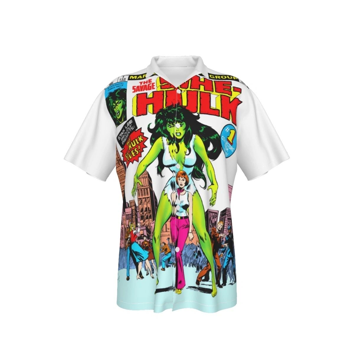 SAVAGE SHE-HULK 1 OVER PRINT SHIRT & TANK