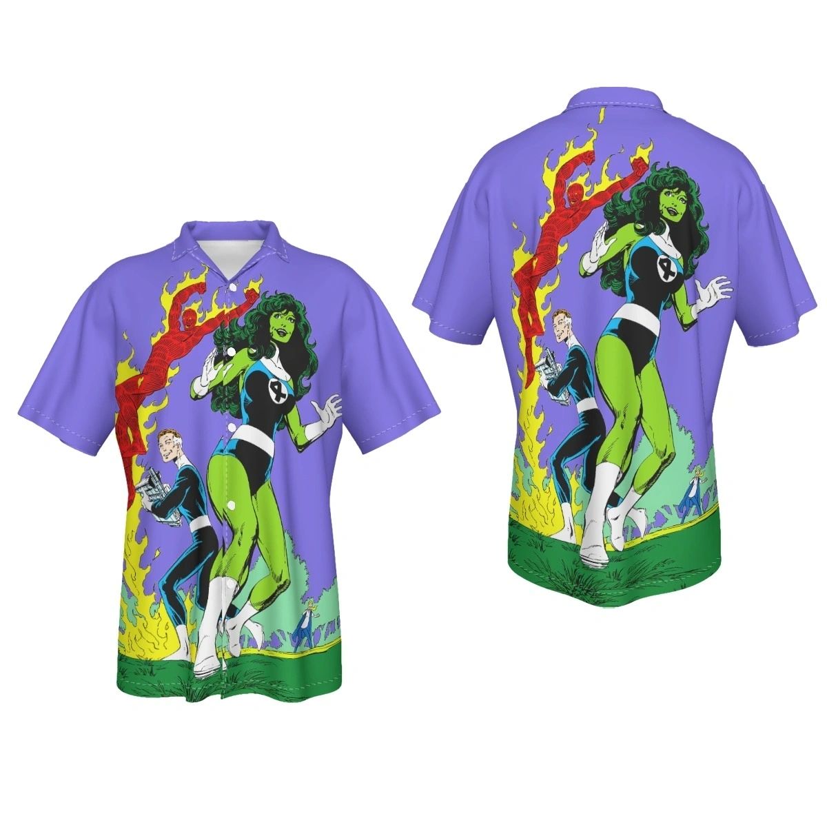 FANTASTIC FOUR 265 OVER PRINT SHIRT & TANK - SHE-HULK