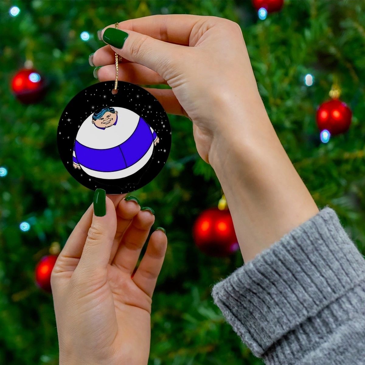 BOUNCING BOY CHRISTMAS TREE ORNAMENT