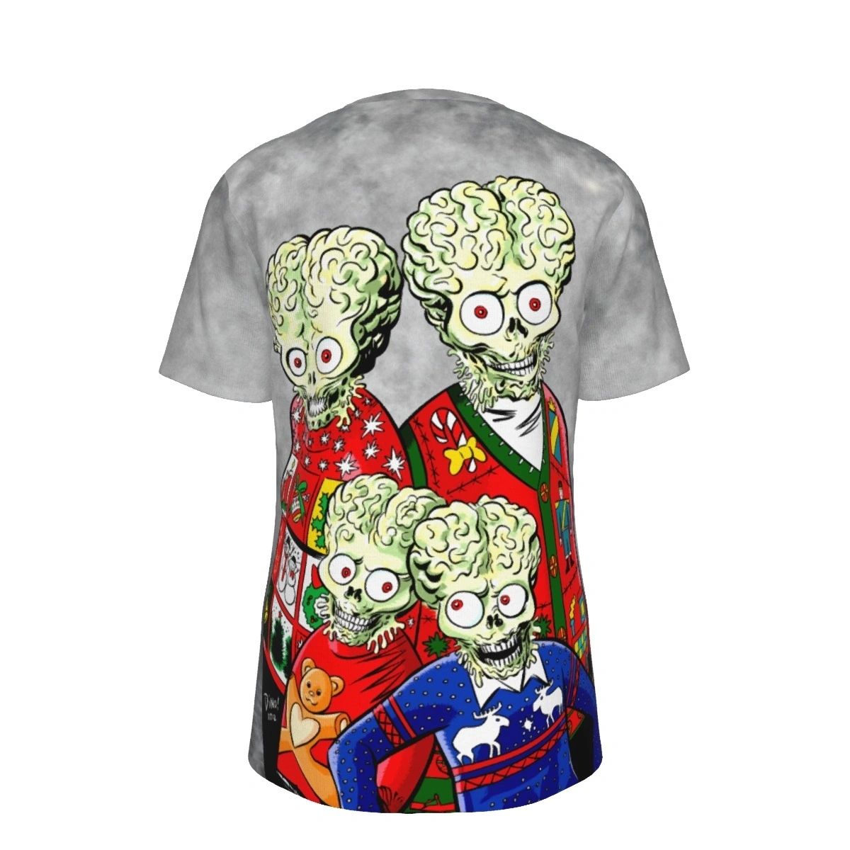 MARS ATTACK XMAS SWEATERS OVER PRINT SHIRT & TANK
