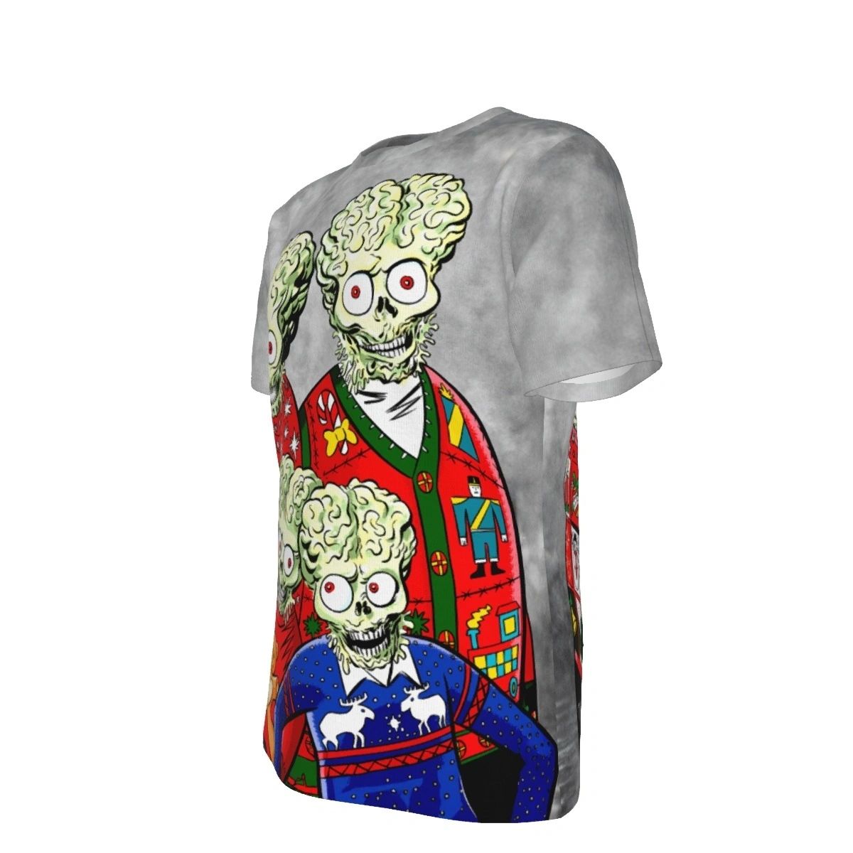 MARS ATTACK XMAS SWEATERS OVER PRINT SHIRT & TANK