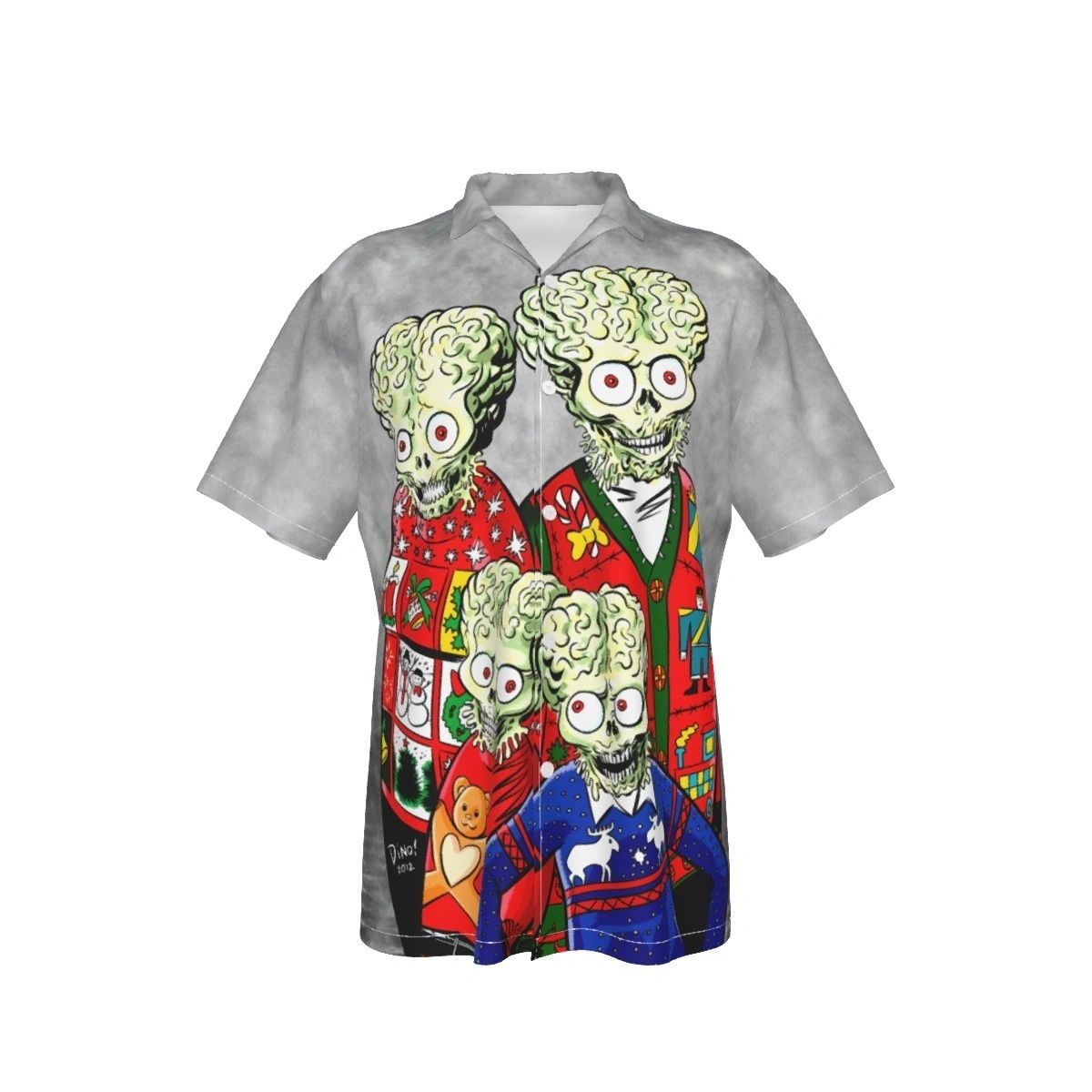 MARS ATTACK XMAS SWEATERS OVER PRINT SHIRT & TANK