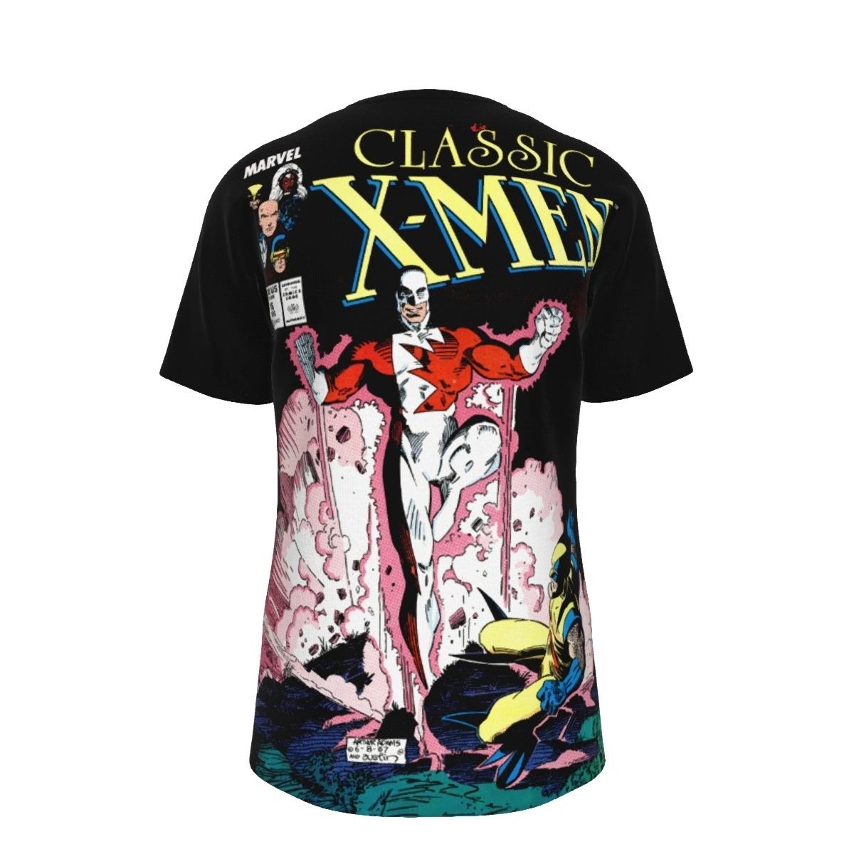 CLASSIC XMEN 16 OVER PRINT SHIRT & TANK -GUARDIAN/VINDICATOR - ARHTUR ADAMS