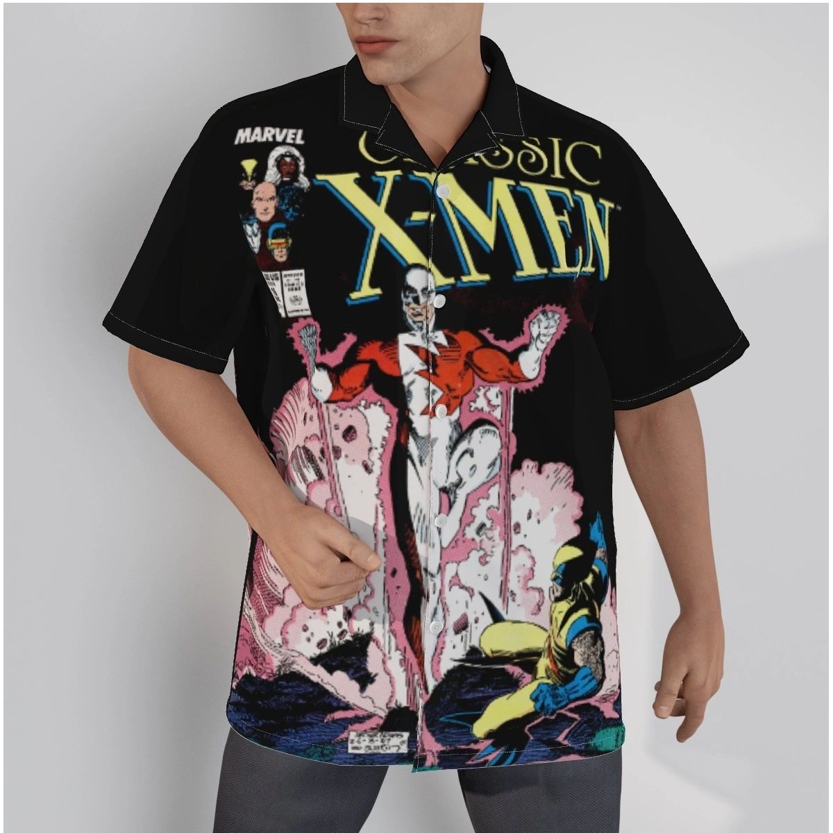 CLASSIC XMEN 16 OVER PRINT SHIRT & TANK -GUARDIAN/VINDICATOR - ARHTUR ADAMS