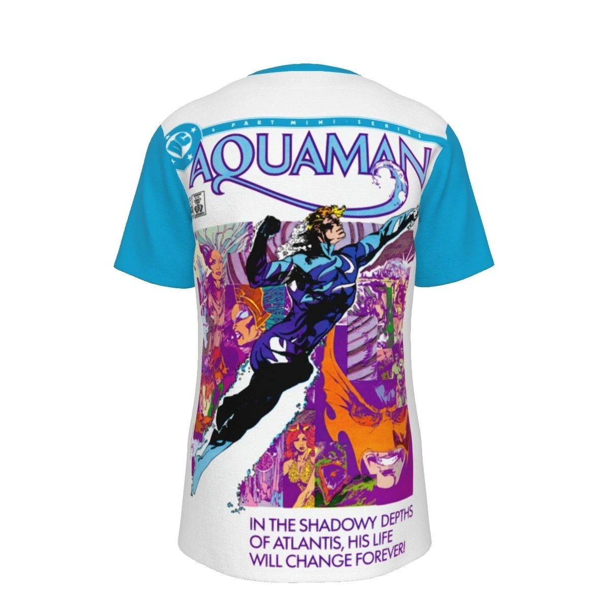 THE AQUAMAN 1 V2 OVER PRINT SHIRT & TANK