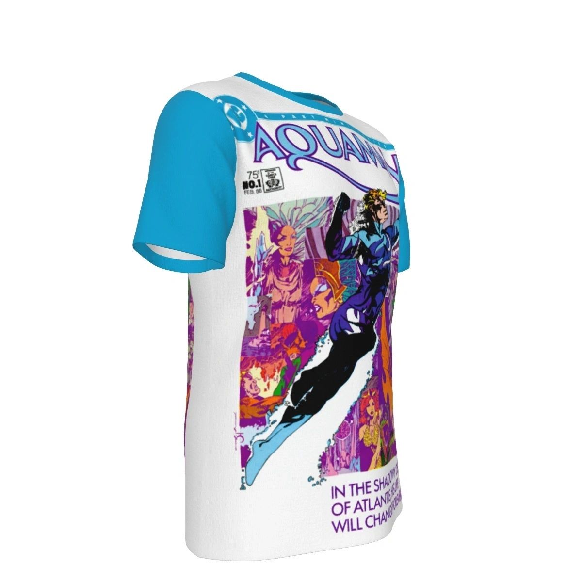THE AQUAMAN 1 V2 OVER PRINT SHIRT & TANK