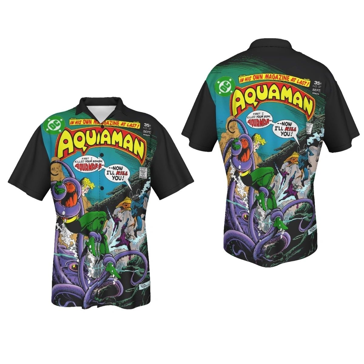 THE AQUAMAN 57 OVER PRINT SHIRT & TANK