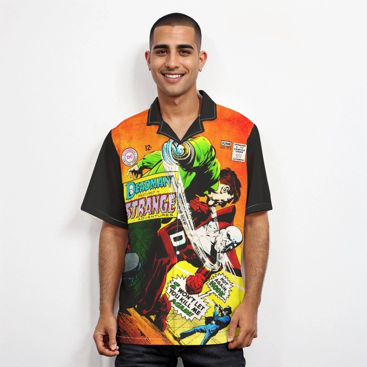 STRANGE ADVENTURES 212 OVER PRINT SHIRT & TANK - DEADMAN