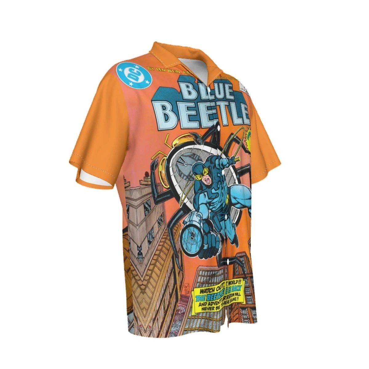 BLUE BEETLE 1 V6 OVER PRINT SHIRT & TANK