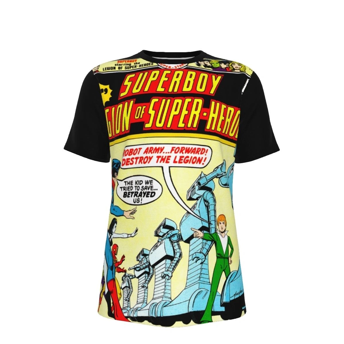 SUPERBOY 214 OVER PRINT SHIRT & TANK