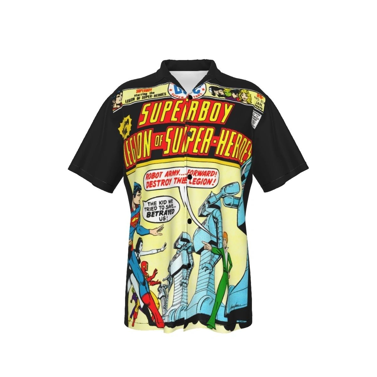 SUPERBOY 214 OVER PRINT SHIRT & TANK