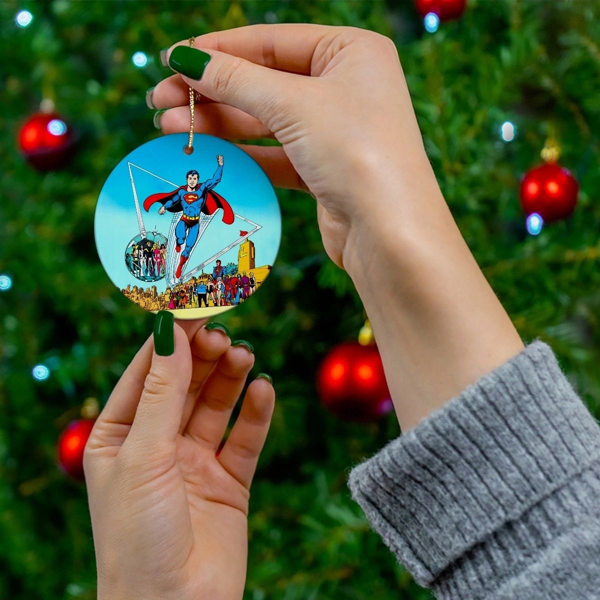 SUPERBOY RETURNS READY ORNAMENT