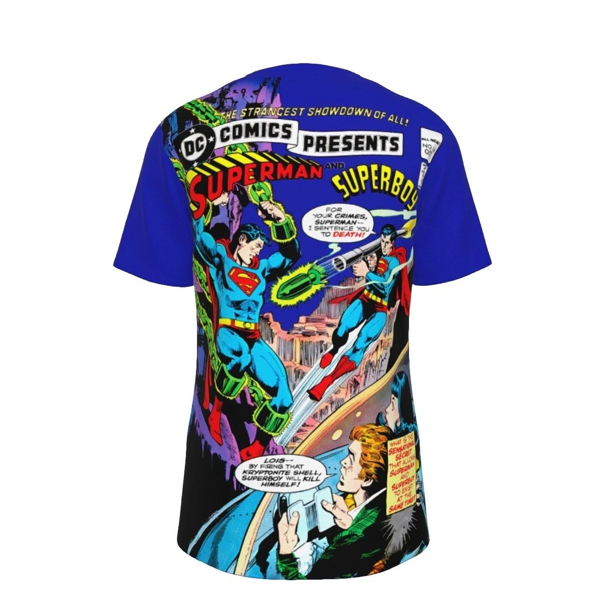 DC COMICS PRESENTS 14 OVER PRINT SHIRT & TANK -SUPERBOY