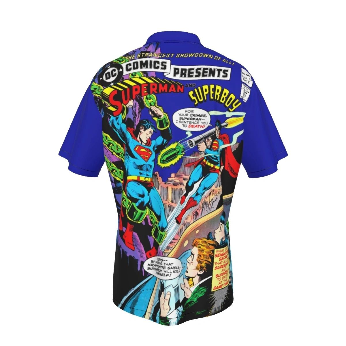 DC COMICS PRESENTS 14 OVER PRINT SHIRT & TANK -SUPERBOY