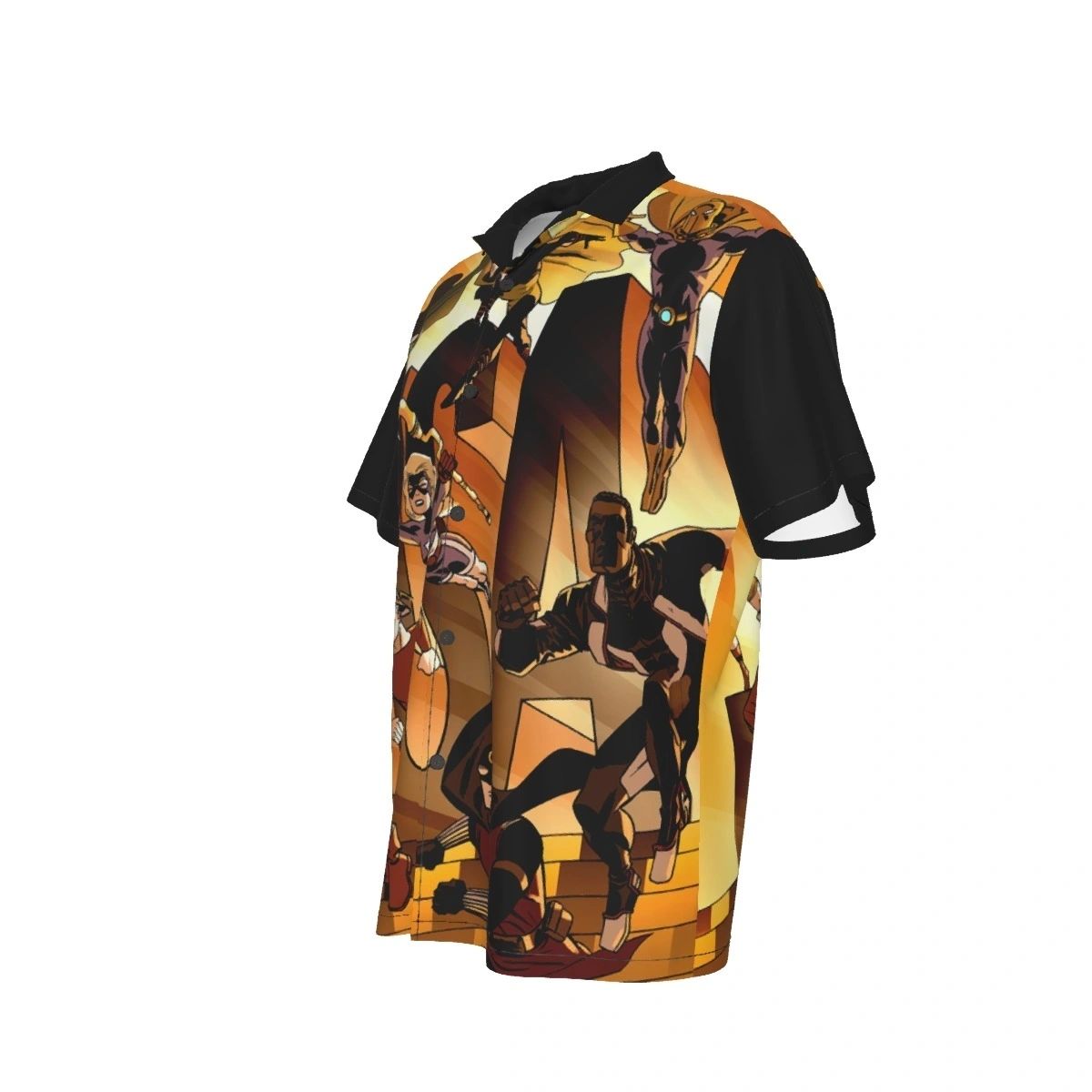 JSA DARWYN COOK COVER PINUP OVER PRINT SHIRT & TANK