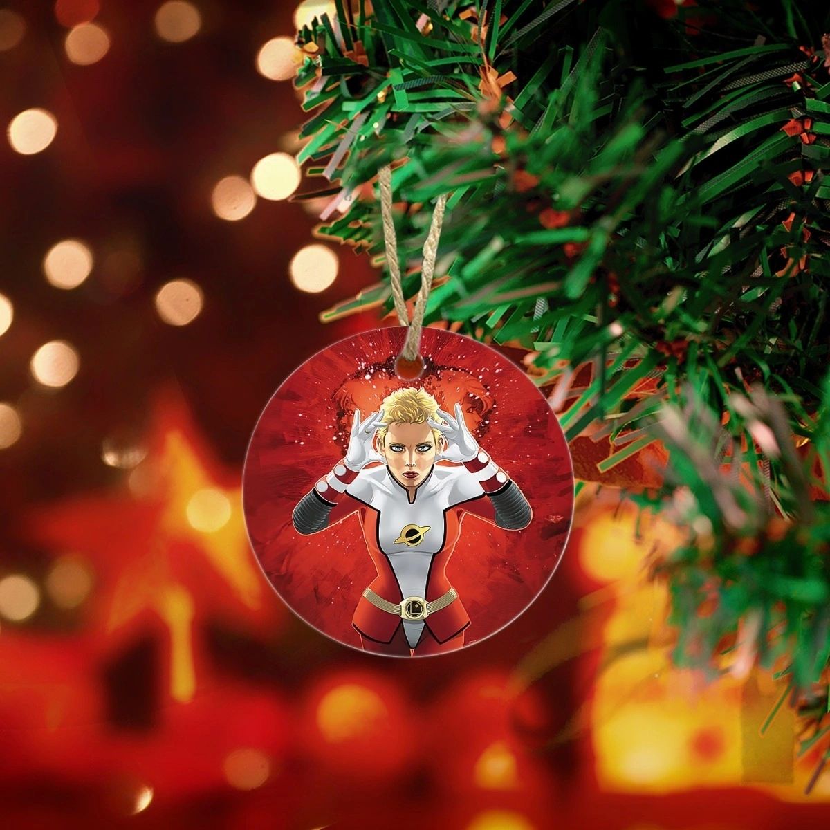 SATURN GIRL ORNAMENT