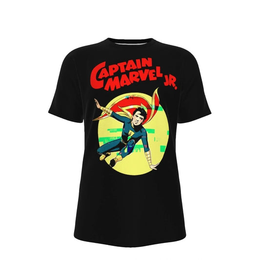 CAPTAIN MARVEL JR CIRCLE OVER PRINT SHIRT & TANK