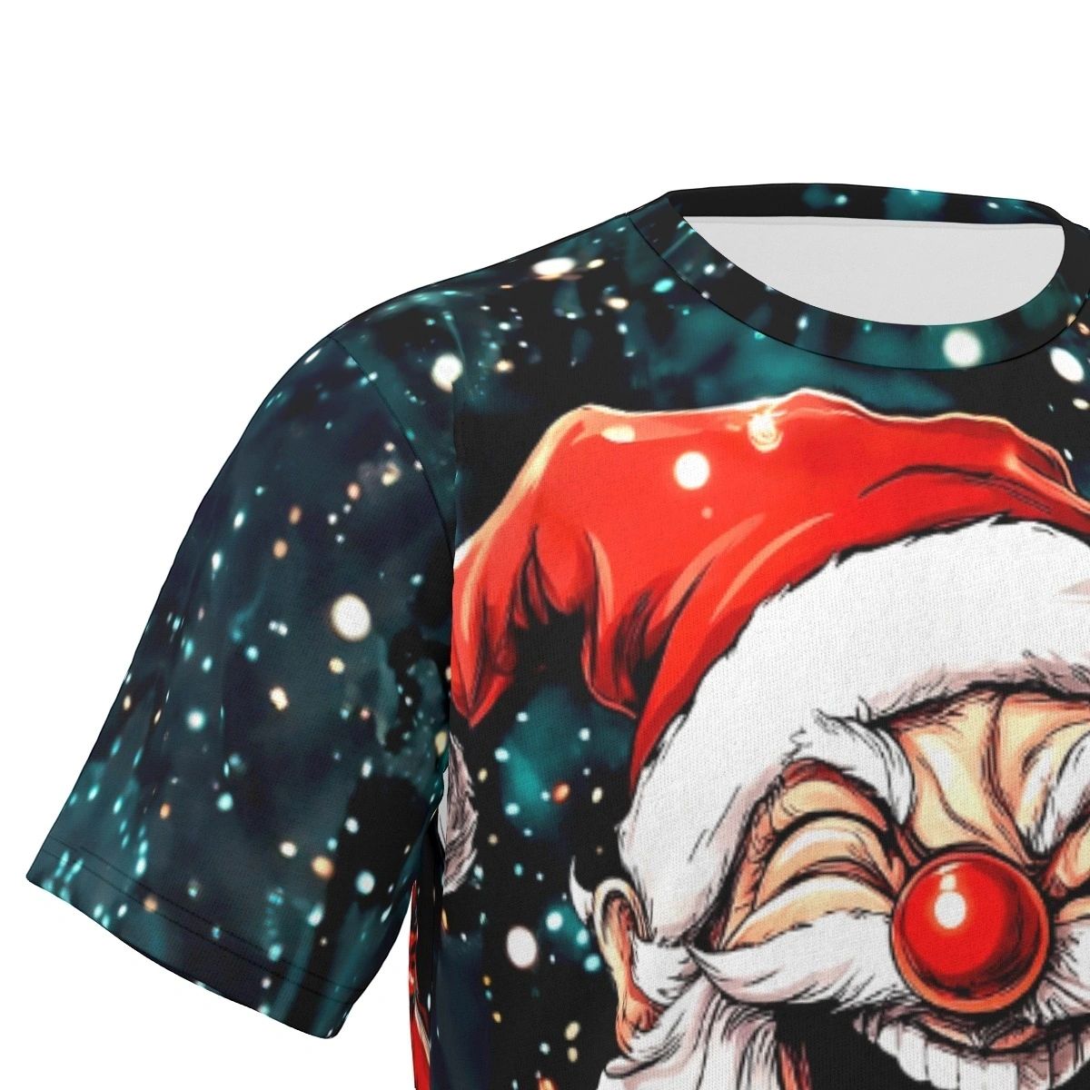 CRAZY SANTA OVER PRINT SHIRT & TANK
