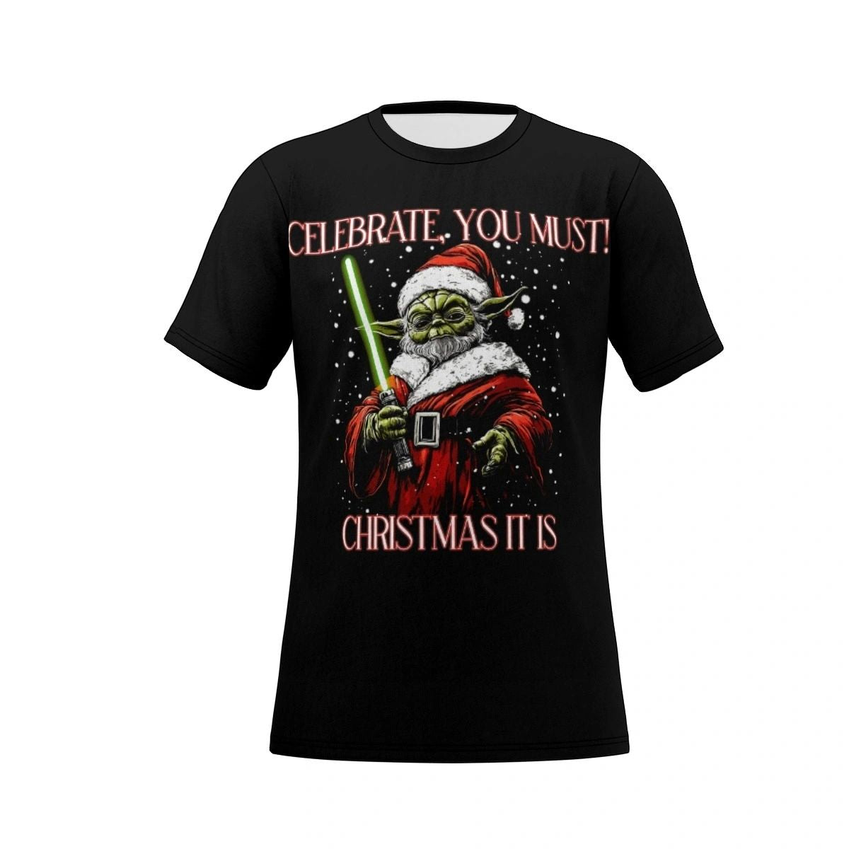 YODA - CELEBRATE YOU MUST OVER PRINT SHIRT & TANK