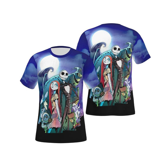 NIGHTMARE BEFORE CHRISTMAS OVER PRINT SHIRT & TANK
