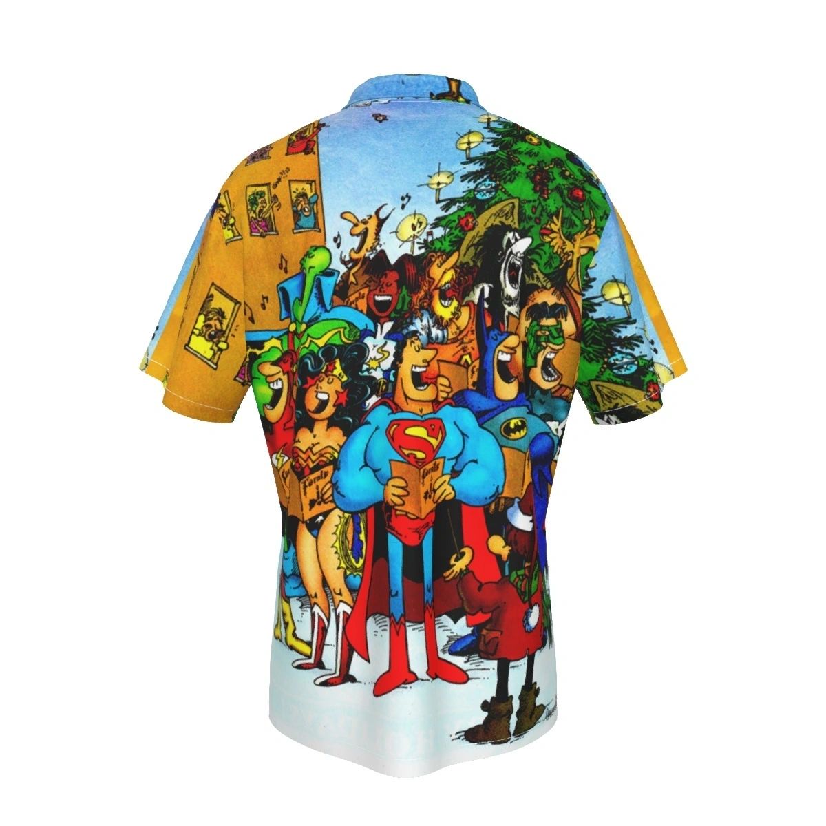DC SERGIO ARGONEZ CHRISTMAS CAROLERS OVER PRINT SHIRT & TANK