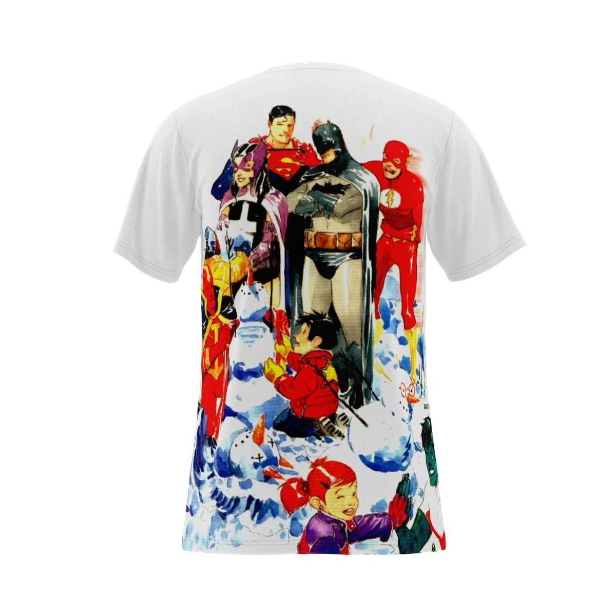 A DC CHRISTMAS OVER PRINT SHIRT & TANK
