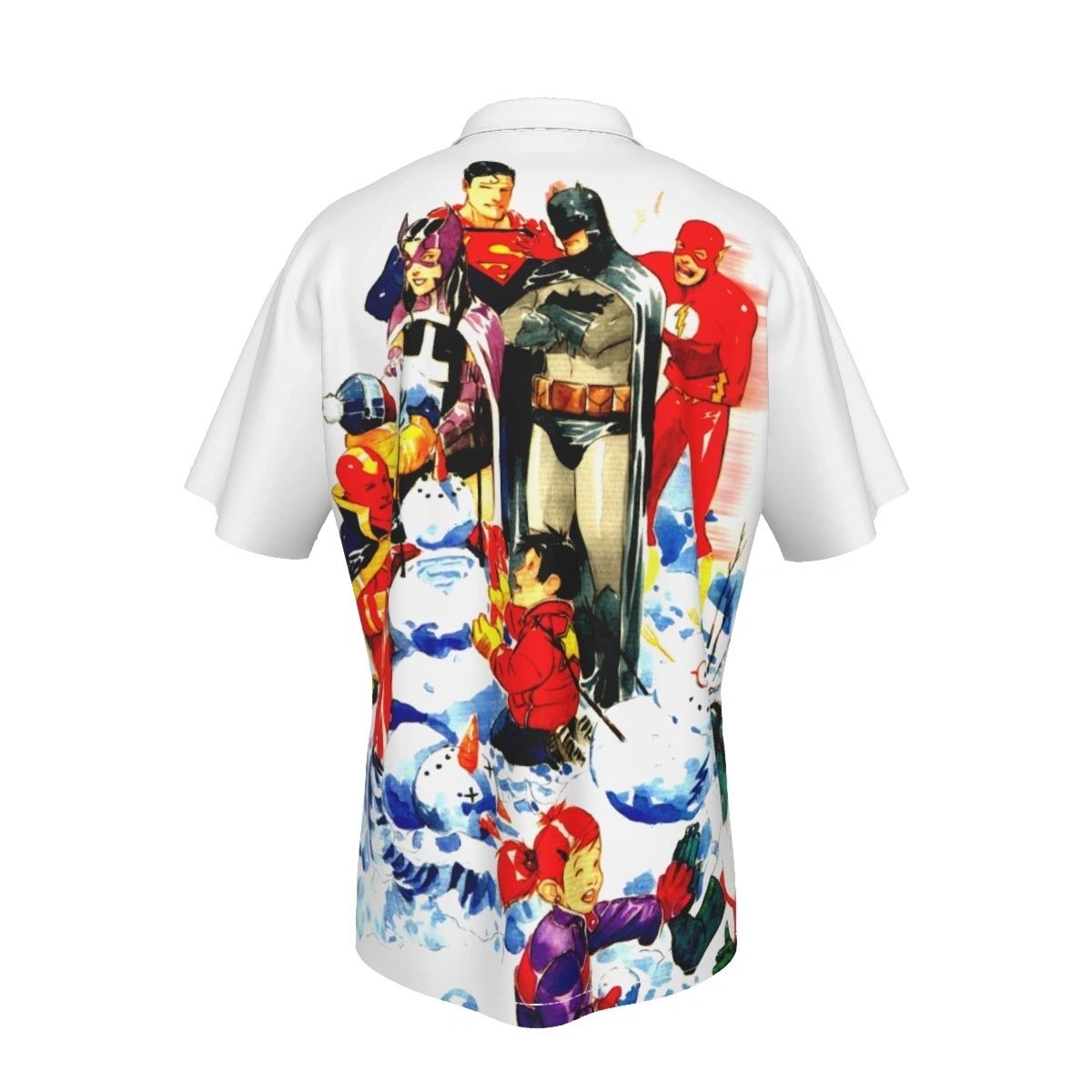 A DC CHRISTMAS OVER PRINT SHIRT & TANK