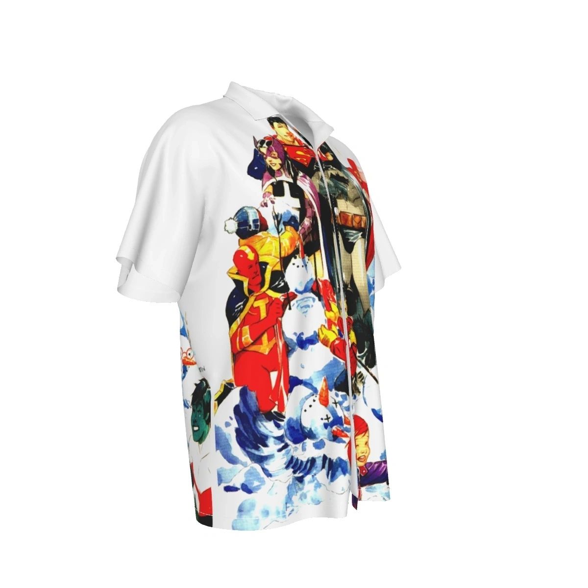 A DC CHRISTMAS OVER PRINT SHIRT & TANK