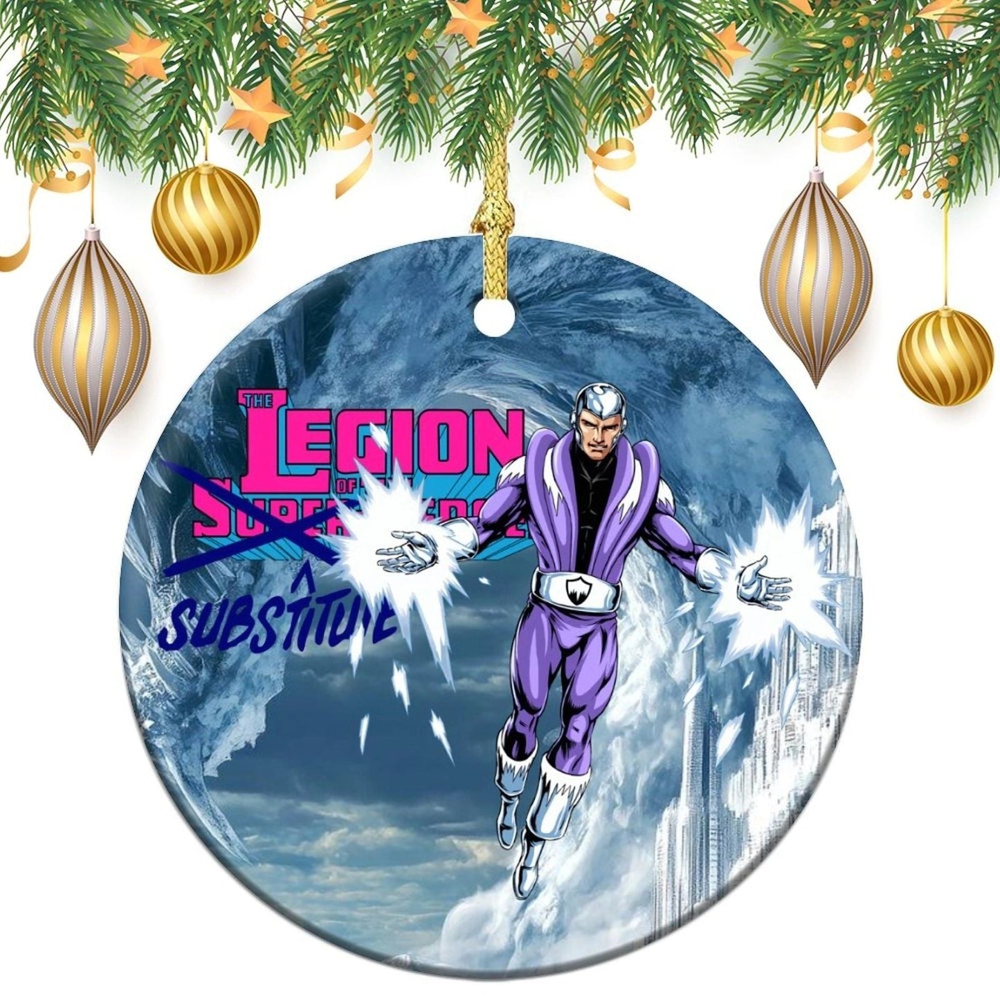 POLAR BOY CHRISTMAS TREE ORNAMENT